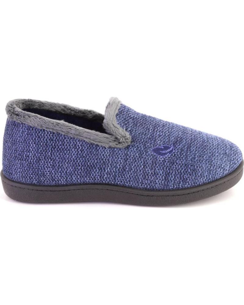 ZAPATILLAS DE CASA PLUMAFLEX 12018 HOMBRE AZUL MARINO