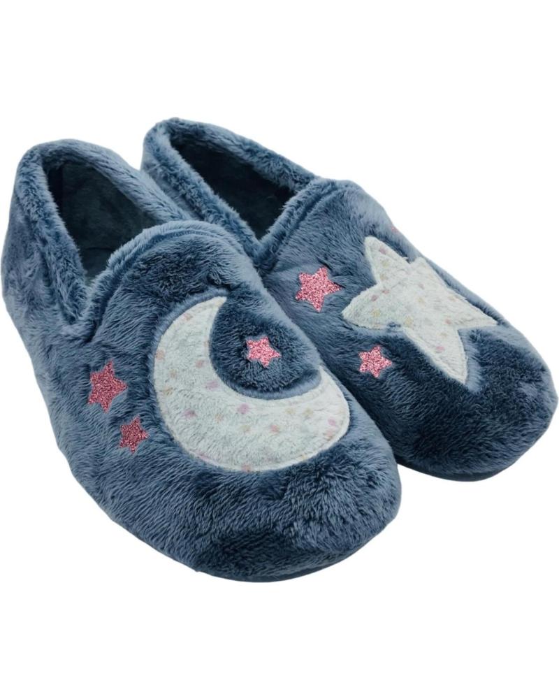 CABRERA ZAPATILLAS DE CASA MUJER CERRADAS 4507 AZUL