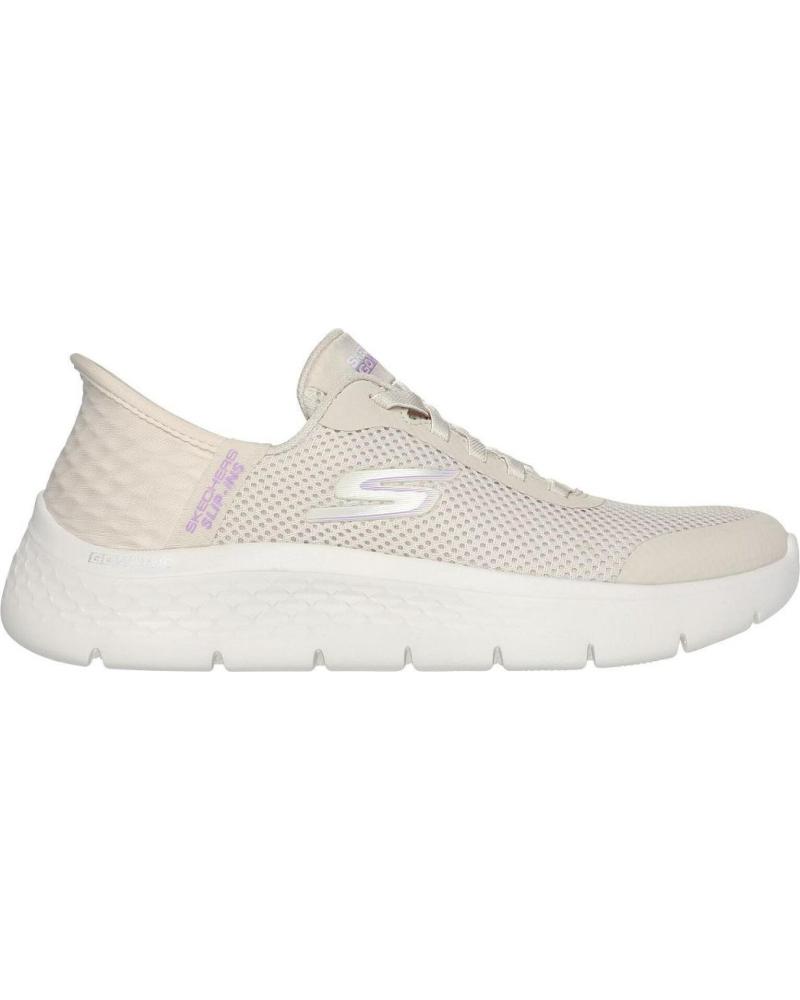 ZAPATILLAS SKECHERS 124836 SLIP-INS CASUAL MUJER TAUPE BEIGE