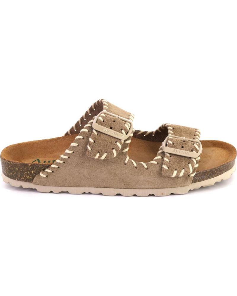 AUTENTI ZUECOS MULES 15342 ANTE SERRAJE TAUPE 1172761