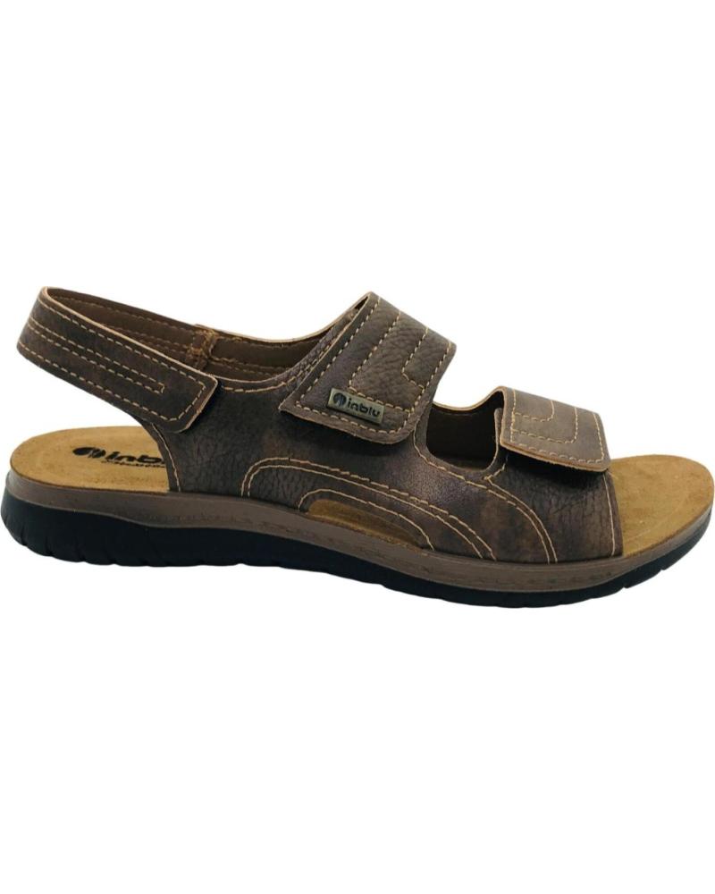 INBLU SANDALIA CONFORT HOMBRE ID000021 TESTA DI MORO MARRÓN MARRON