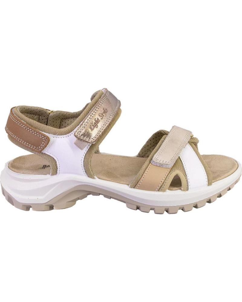 IMAC 109450 SANDALIAS DE MUJER PIEL BLANCO Y ORO