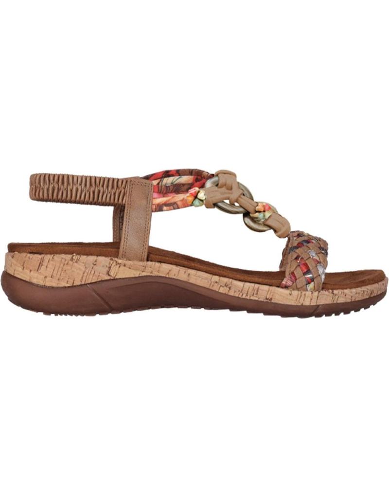 CHIKA10 SANDALIA CONFORT RIGATONE 04 MARRÓN - REF 1172837