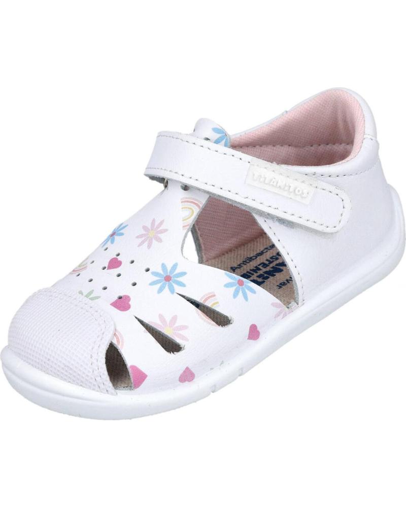 TITANITOS L500-ARCOIRIS SANDALIAS BAREFOOT NIÑA BLANCO 1172825