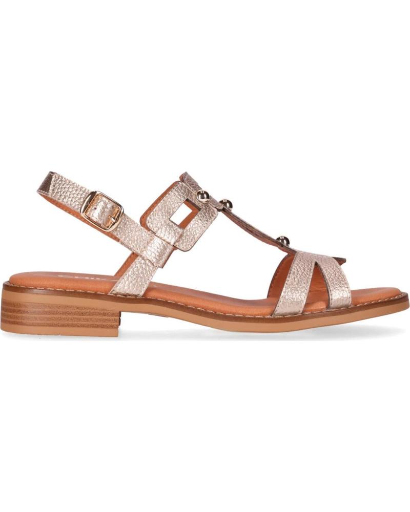 CHIKA10 SANDALIA PLANA PARA MUJER MILENA 02, COLOR PLATINO, REF: 1172869 METAL