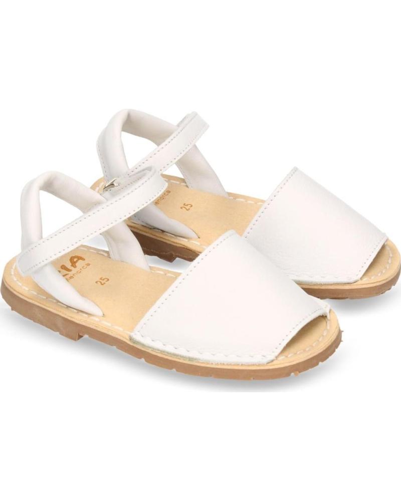 SANDALIAS PRIMEROS PASOS BEBÉ RIA MENORCA 29500-S0 BLANCO