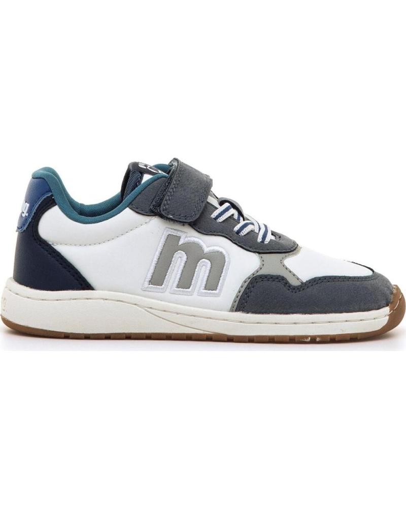 ZAPATILLAS CASUAL MTNG 49309 BAREFOOT CON VELCRO PARA NIÑO AZUL