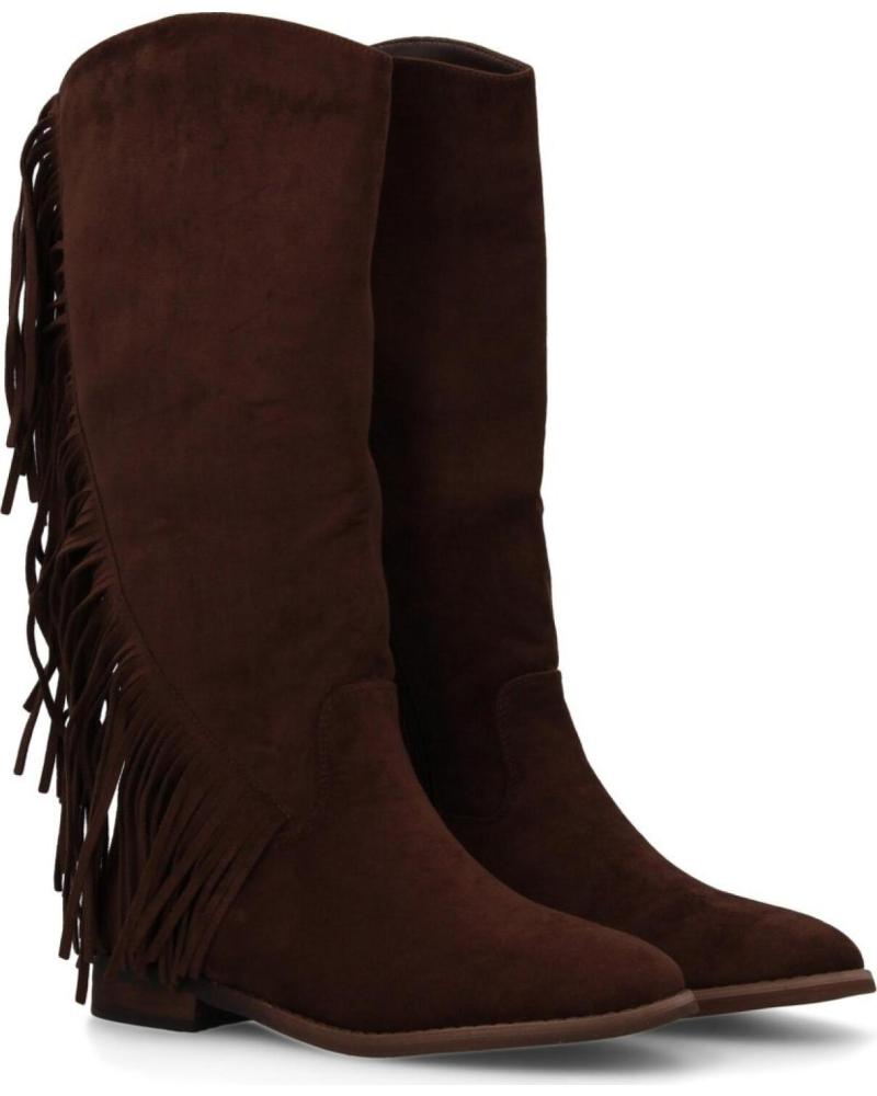 SPORT3PUNTO0 BOTAS ALTAS S-5523 CON FLECOS, MARRÓN, REF: 1173354-1173188 VARIOS COLORES