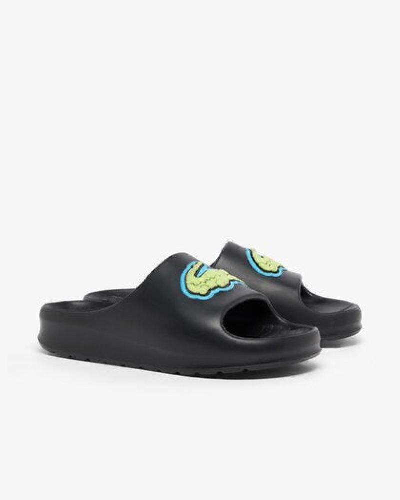 LACOSTE CHANCLAS SERVE SLIDE 751CMA0020011 NEGRO