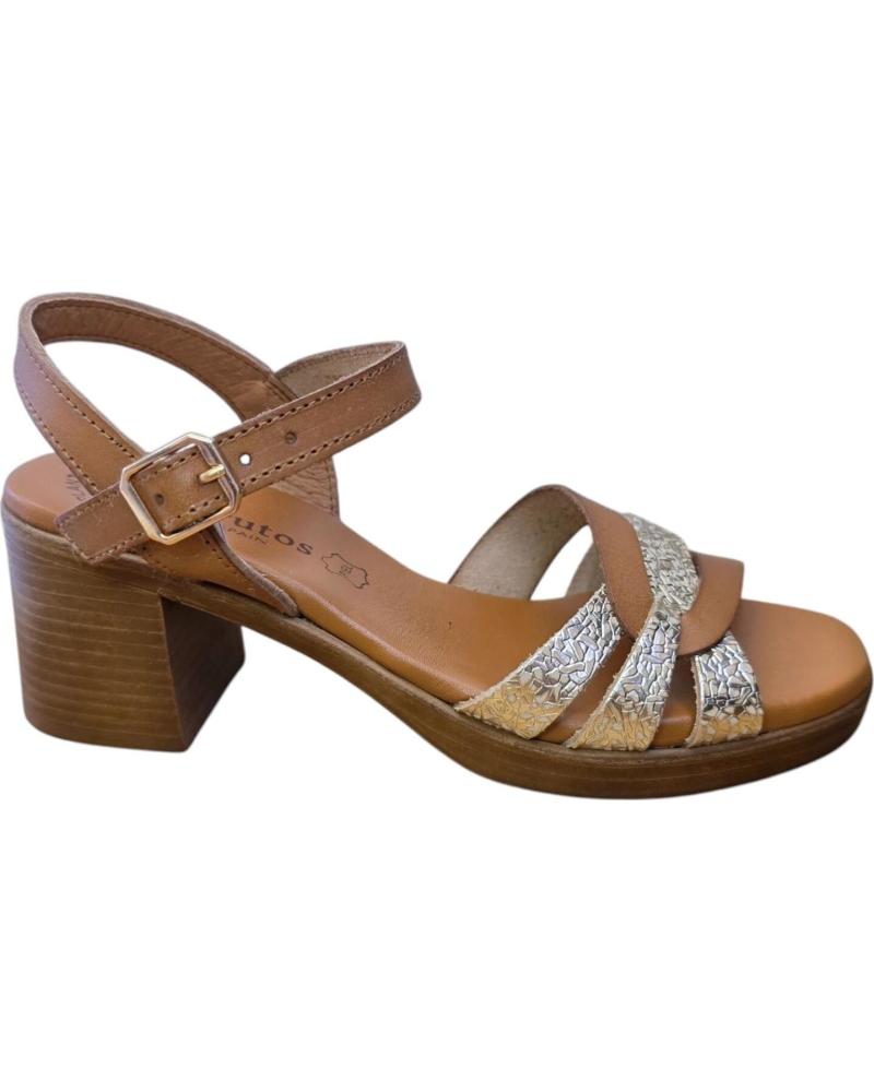 EVA FRUTOS SANDALIAS DE PIEL 6600 MAUI AVELLANA VARIOS COLORES