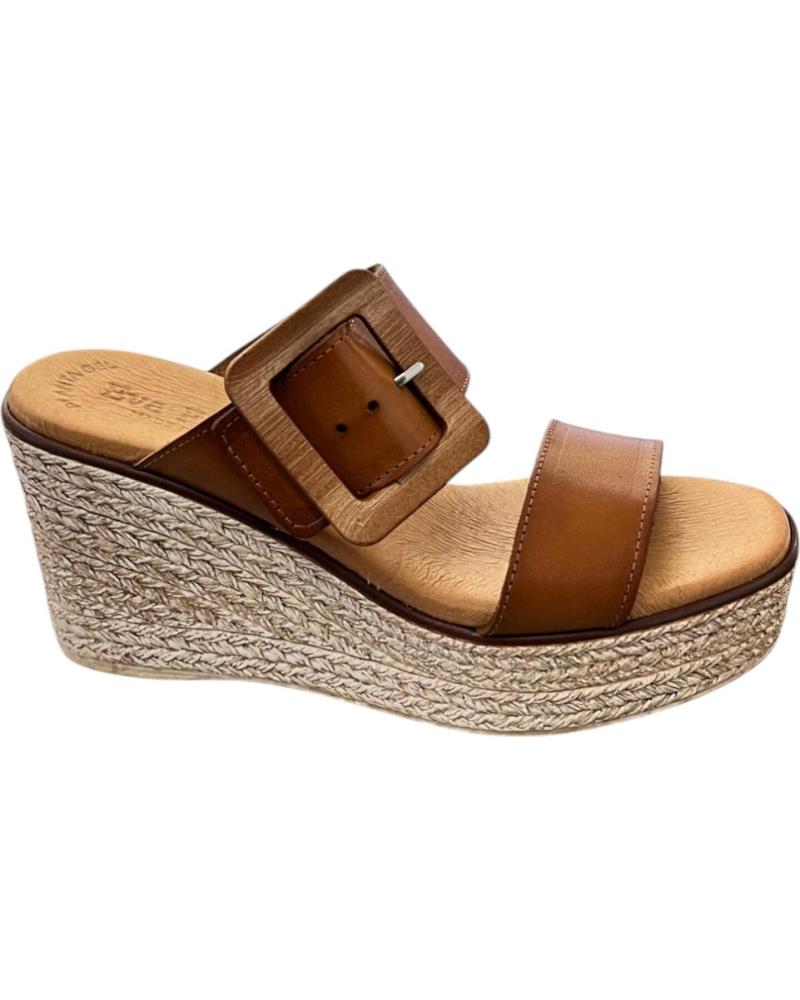 EVA FRUTOS SANDALIAS DE PIEL CUNA ALTA 5841 AVELLANA MADERA VARIOS COLORES