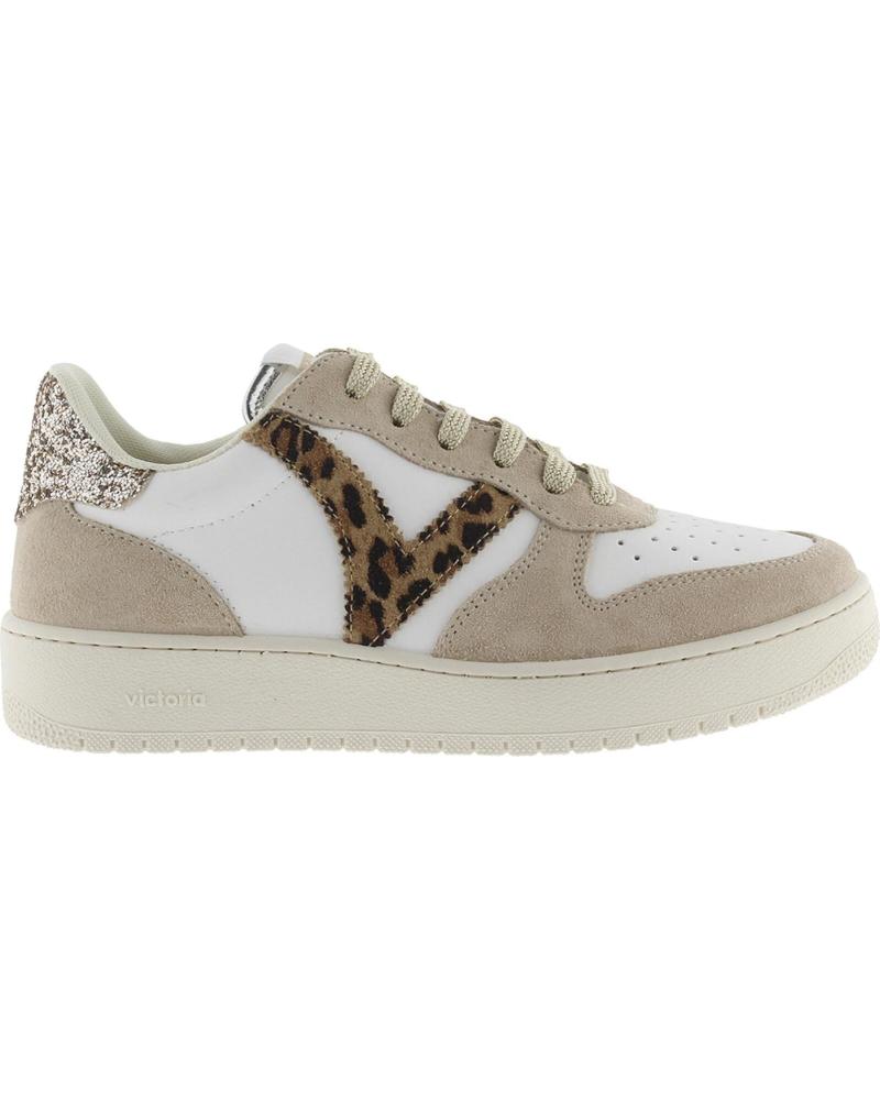 VICTORIA ZAPATILLAS DEPORTIVAS MADRID 1258277 ANIMAL PRINT PLATINO REF: 1173446