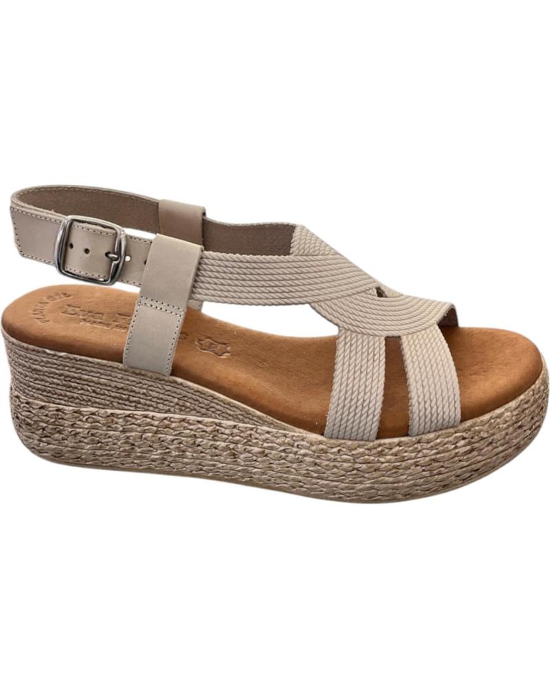 EVA FRUTOS SANDALIAS PIEL PLATAFORMA 3708 DUNE CUERDA REF 1173429 VARIOS COLORES