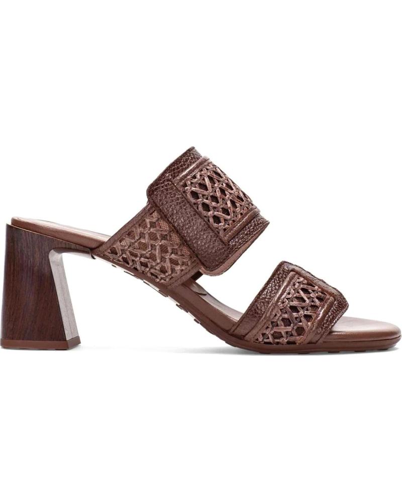 HISPANITAS ZUECO CON TACÓN RHV264747 MARRÓN