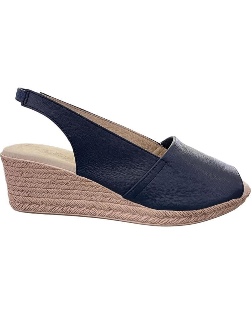 EVA FRUTOS SANDALIAS PIEL CUÑA 300 AZUL MARINO REF 1173526 VARIOS COLORES