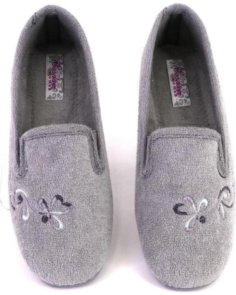 COSDAM ZAPATILLAS DE CASA 111RIZO PARA MUJER, GRIS, REF: 1173782
