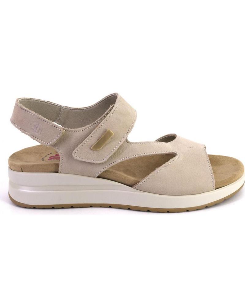 TREINTAS SANDALIAS 4534 DE MUJER EN NOBUK HIELO REF 1173816