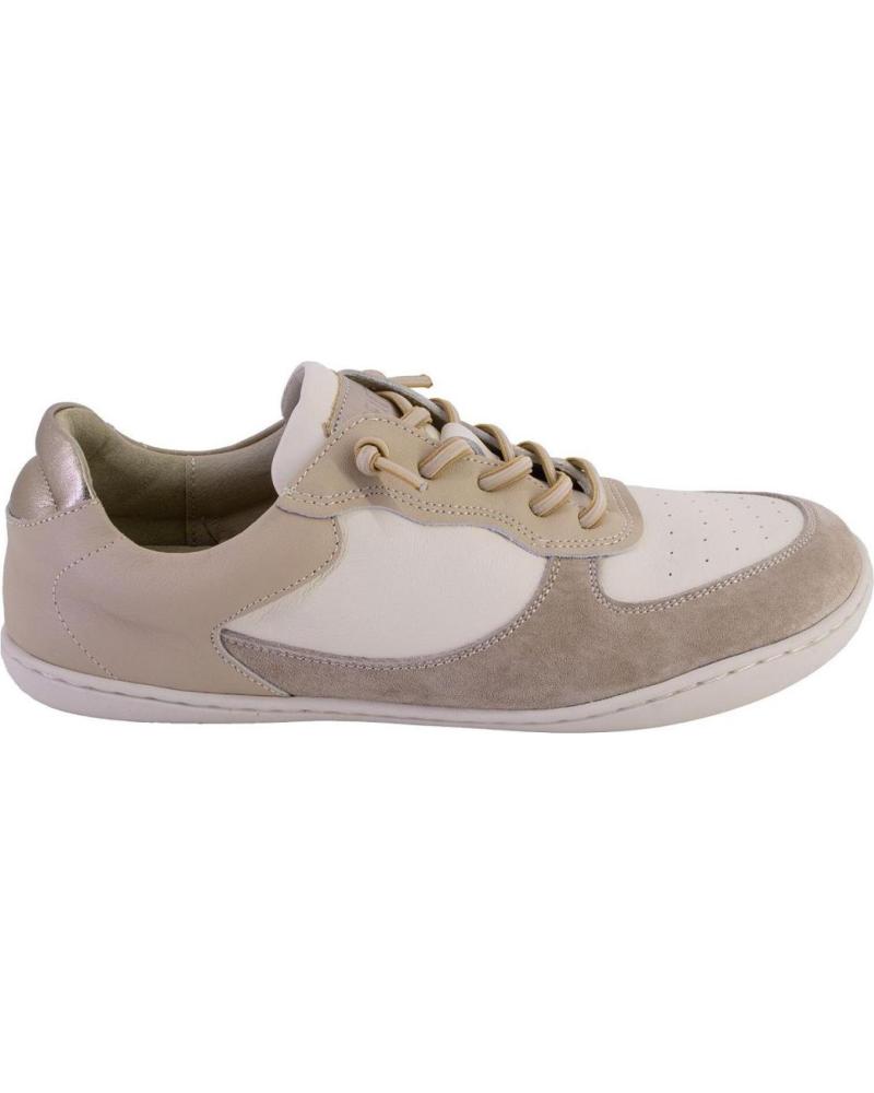 TREINTAS ZAPATILLAS CASUAL DE PIEL 4537 BEIGE