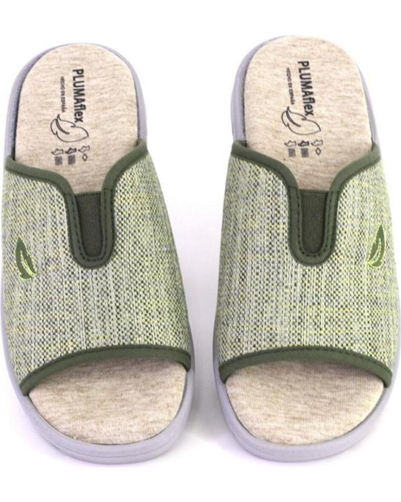 PLUMAFLEX ZAPATILLAS DE CASA 14508 PARA MUJER, COLOR KAKI, REF 1173858