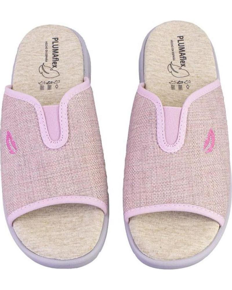 PLUMAFLEX ZAPATILLAS DE CASA 14508 PARA MUJER EN ROSA