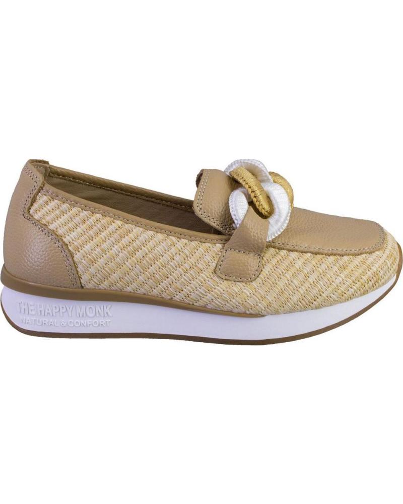 THE HAPPY MONK MOCASINES DE MUJER THE VANITY011RAFIA BEIGE REF: 1173864/1173999