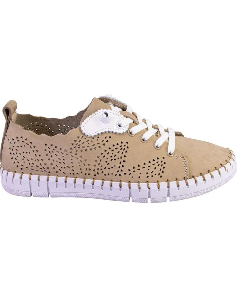THE HAPPY MONK ZAPATILLAS CASUAL THE CRETA027NOBUK - REF: 1173900 TAUPE