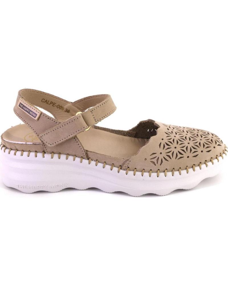 THE HAPPY MONK SANDALIAS MARY JANES THE CALPE009NOBUK NOBUK TAUPE