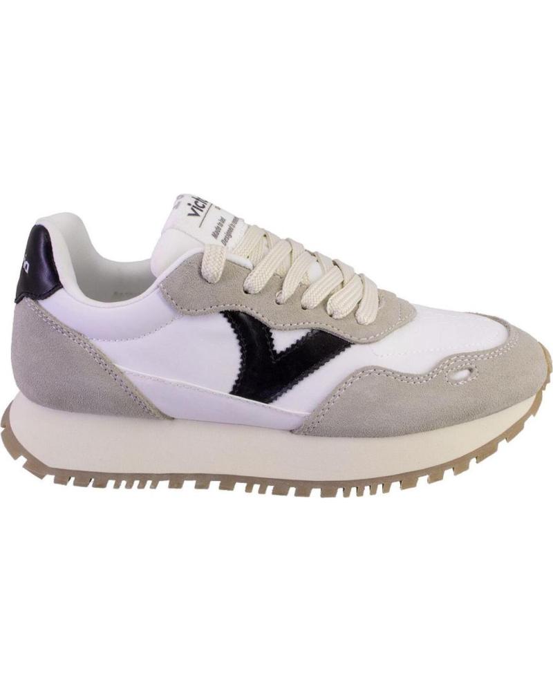 VICTORIA ZAPATILLAS CASUAL MUJER 1157106 BLANCO Y NEGRO Y