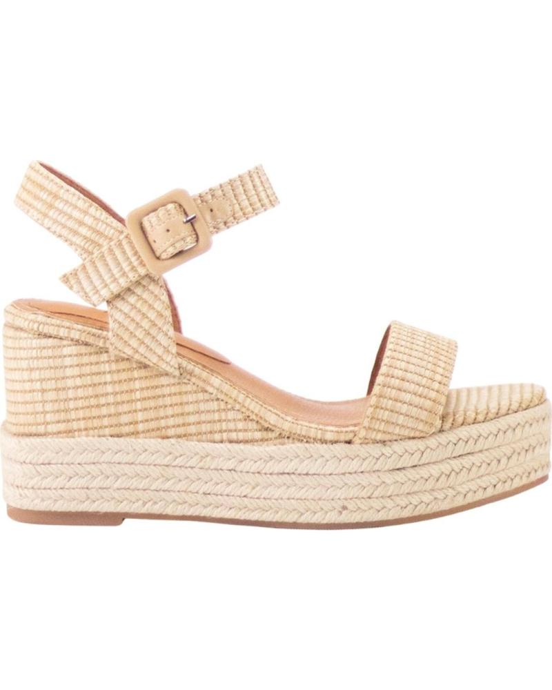 KESLEM SANDALIA CUÑA F280-20 BEIGE