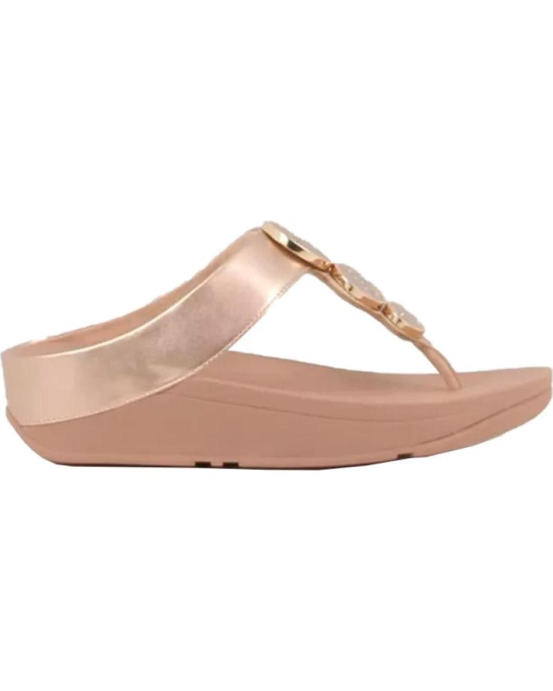FITFLOP SANDALIAS PLANAS HALO BEAD-CIRCLE REF 1160370 ORO DORADO