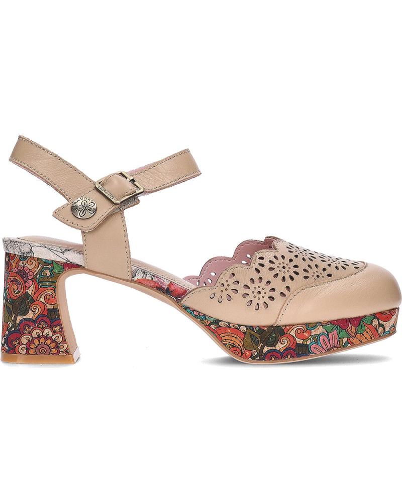 LAURA VITA SANDALIA THEAO 08 FLORES BEIGE REF 1175441