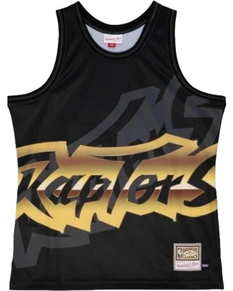 MITCHELL NESS CAMISETA & TORONTO RAPTORS BIG FACE 40 REF: 1176790 1178560 NEGRO