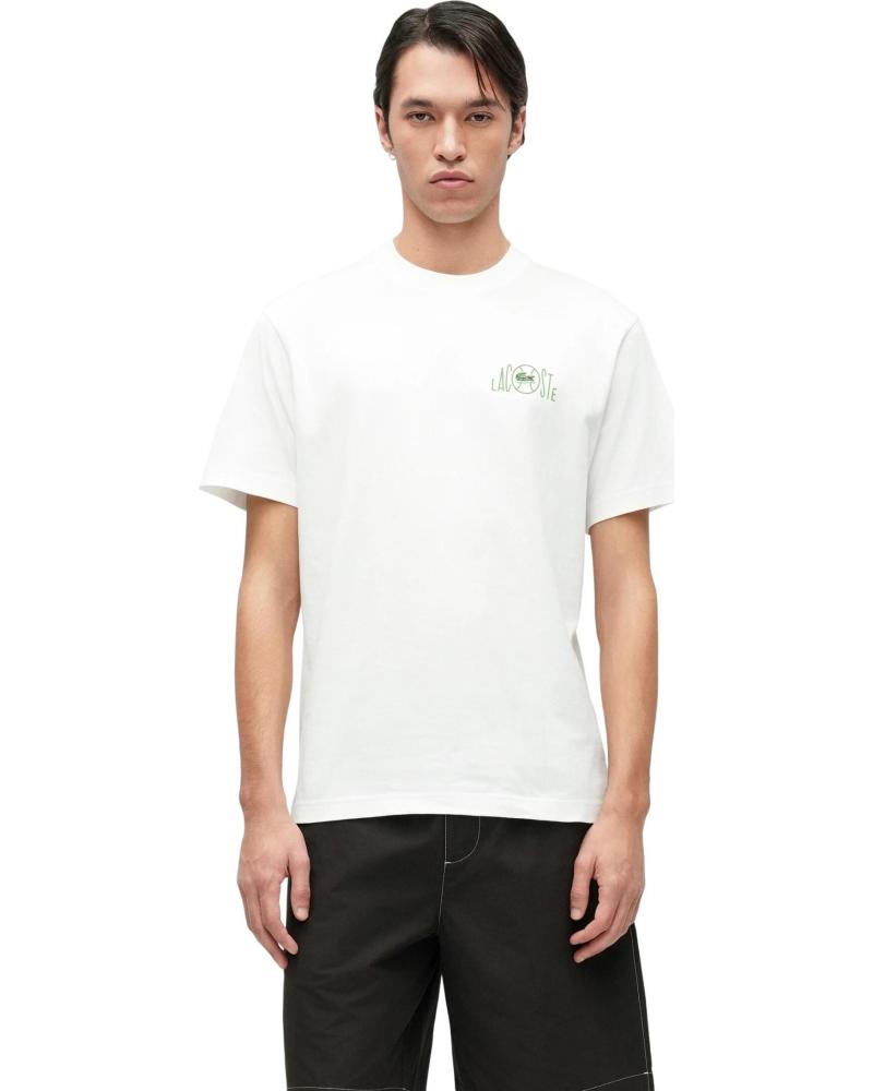 LACOSTE CAMISETA ESTAMPADO TENIS HOMBRE BLANCO 1174907