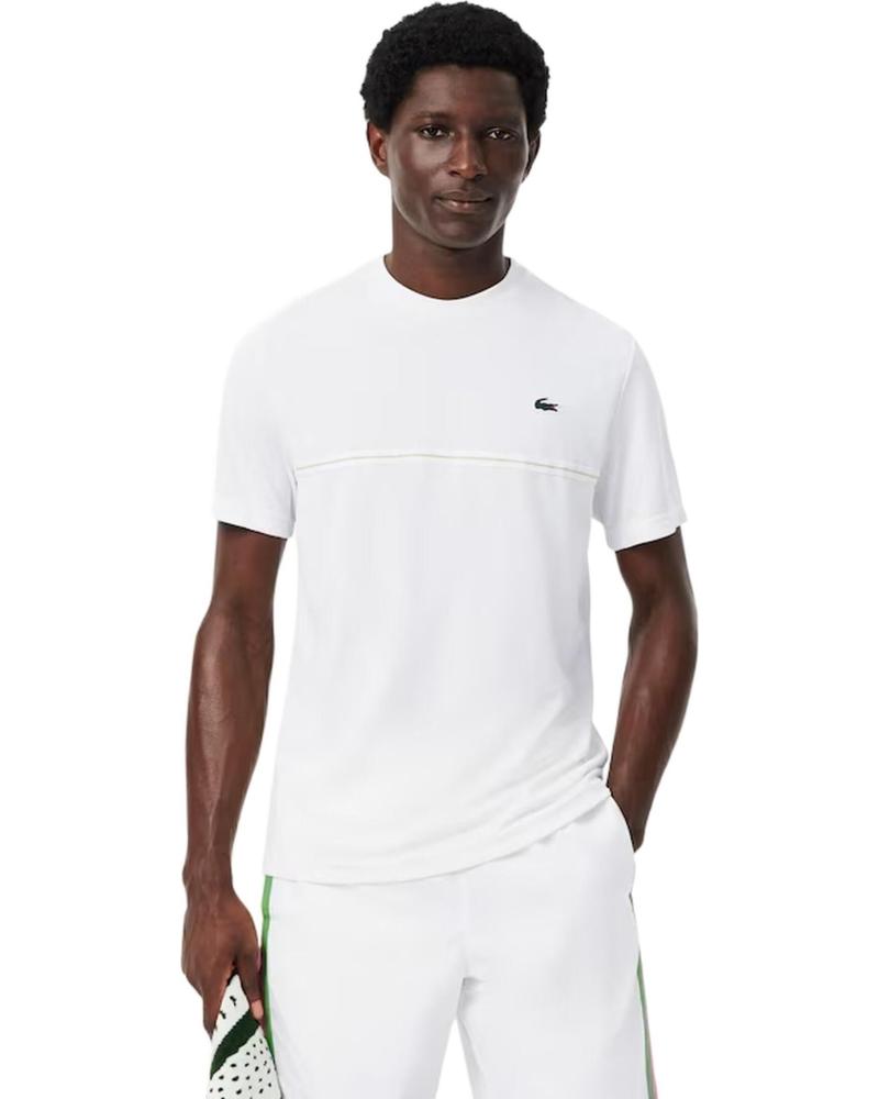 LACOSTE CAMISETA ULTRA DRY BACK CROCO BLANCA REF 1178570 BLANCO