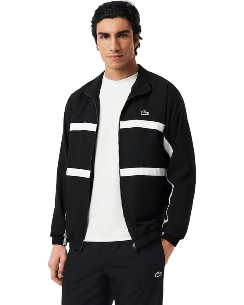 LACOSTE CHAQUETA BACK CROCO TRACKJACKET 1176875 NEGRO