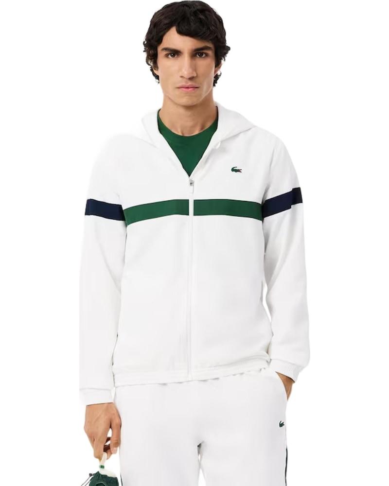 LACOSTE CHAQUETA COLOURBLOCK TRACKJACKET BLANCO REFERENCIA 1176876/1178608