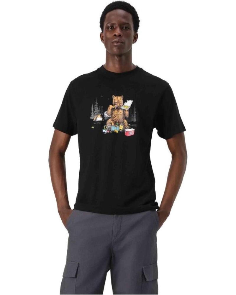 SANTA CRUZ CAMISETA BRAUN PIZZA BEAR TEE NEGRO 1176919