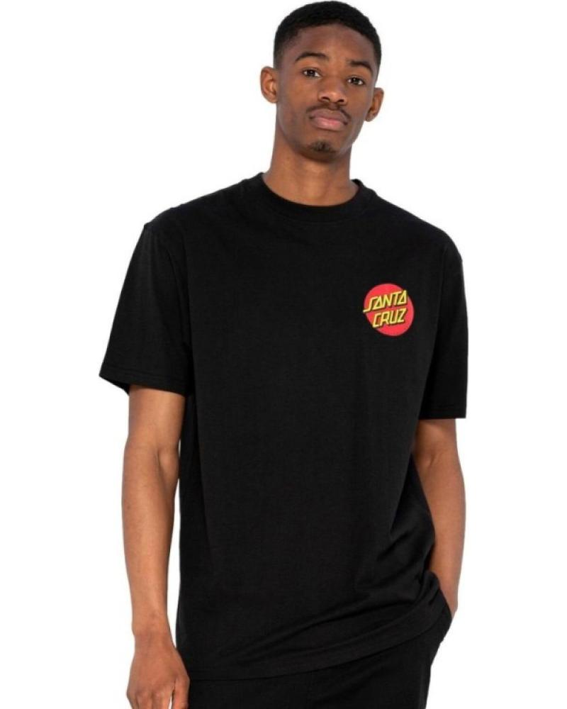 SANTA CRUZ CAMISETA CLASSIC DOT CHEST TEE REF 1176926 NEGRO