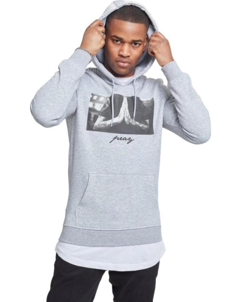 MISTER TEE SUDADERA HEATHER PRAY HOODIE REF 1177021 GRIS