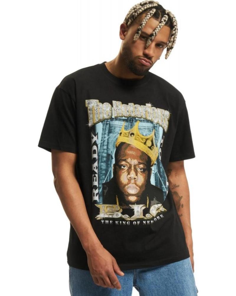 MISTER TEE CAMISETA OVERSIZED BIGGIE CROWN 1177030 NEGRO