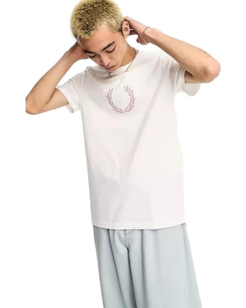FRED PERRY CAMISETA LAUREL WREATH GRAPHIC BLANCA REF 1177081 BLANCO