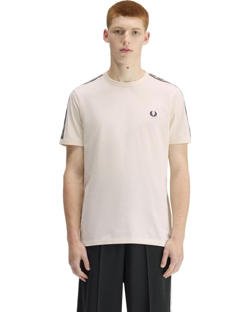 FRED PERRY CAMISETA CONTRAST TAPE RINGER 1177089 ROSA