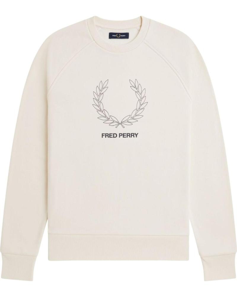 FRED PERRY SUDADERA OUTLINE LRL WRTH REF 1177124 BLANCO