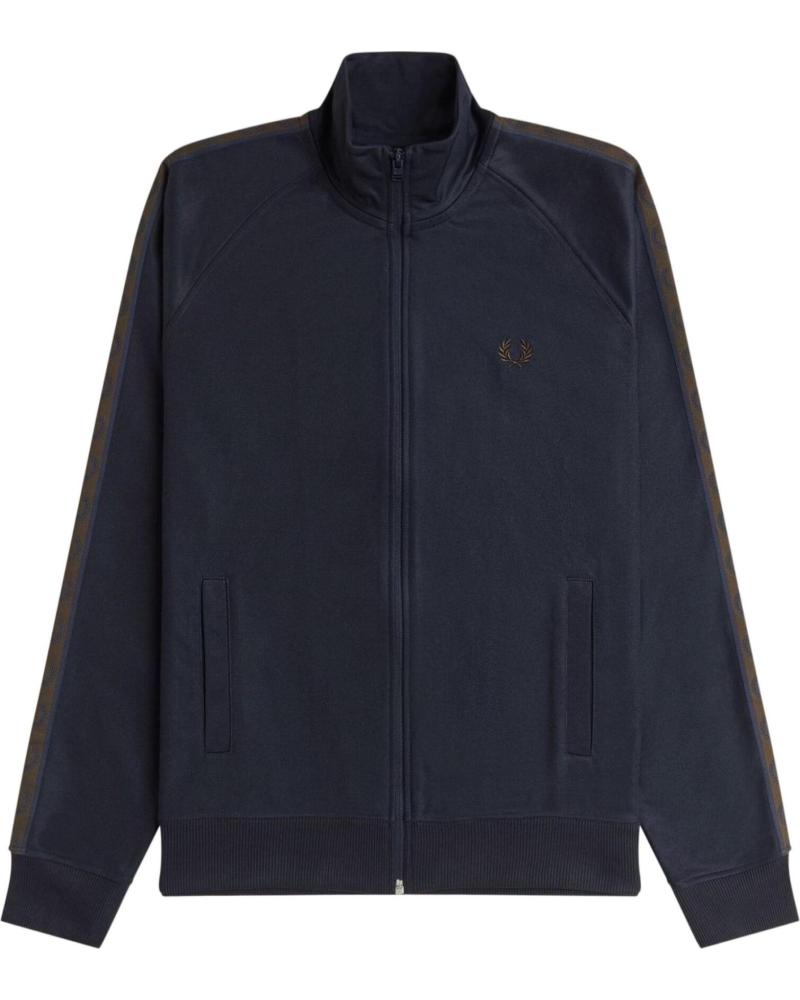 FRED PERRY CHAQUETA CONTRAST TAPE TRACKJACKET MARINO - REF: 1177159/1178814 AZUL