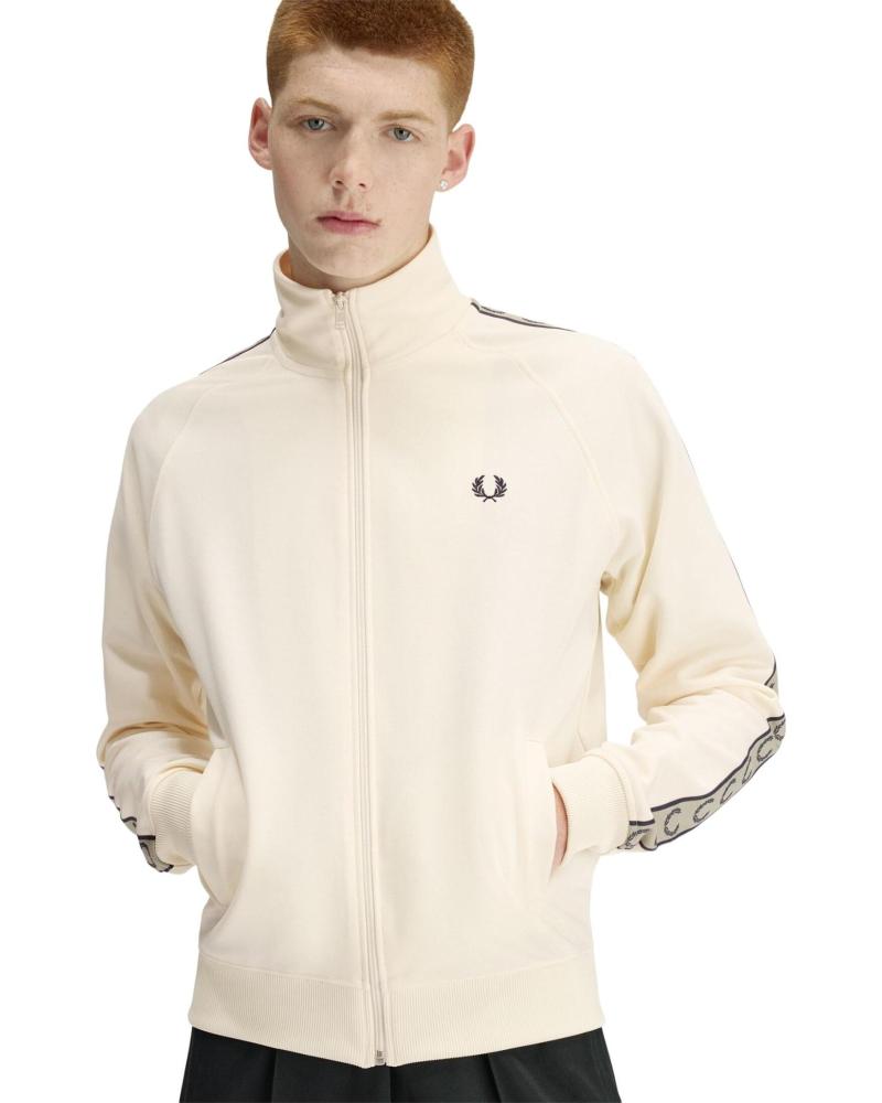 FRED PERRY CHAQUETA CONTRAST TAPE TRACK JACKET BEIGE REF 1178815