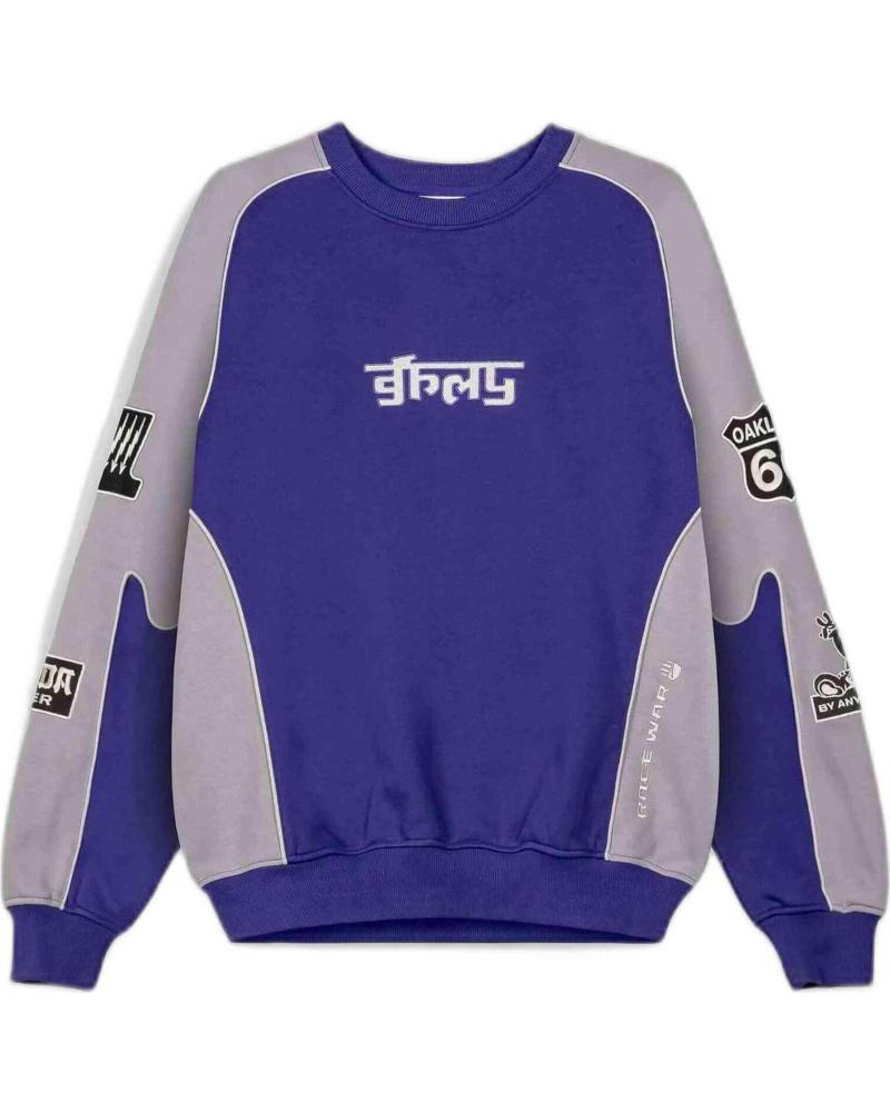 SUDADERA GRIMEY RACE WAR VINTAGE CREWNECK UNISEX AZUL Y GRIS REF 1177209 BLUE