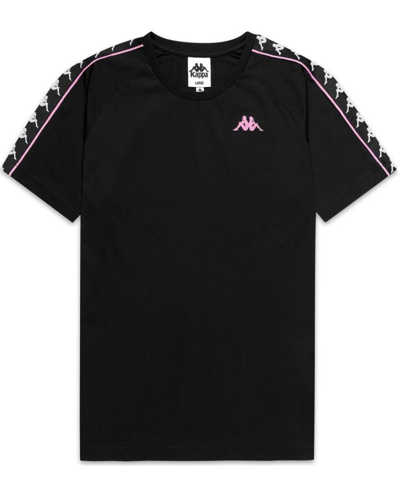 KAPPA CAMISETA COEN SLIM 222 BANDA TEE REFERENCIA 1177339 NEGRO