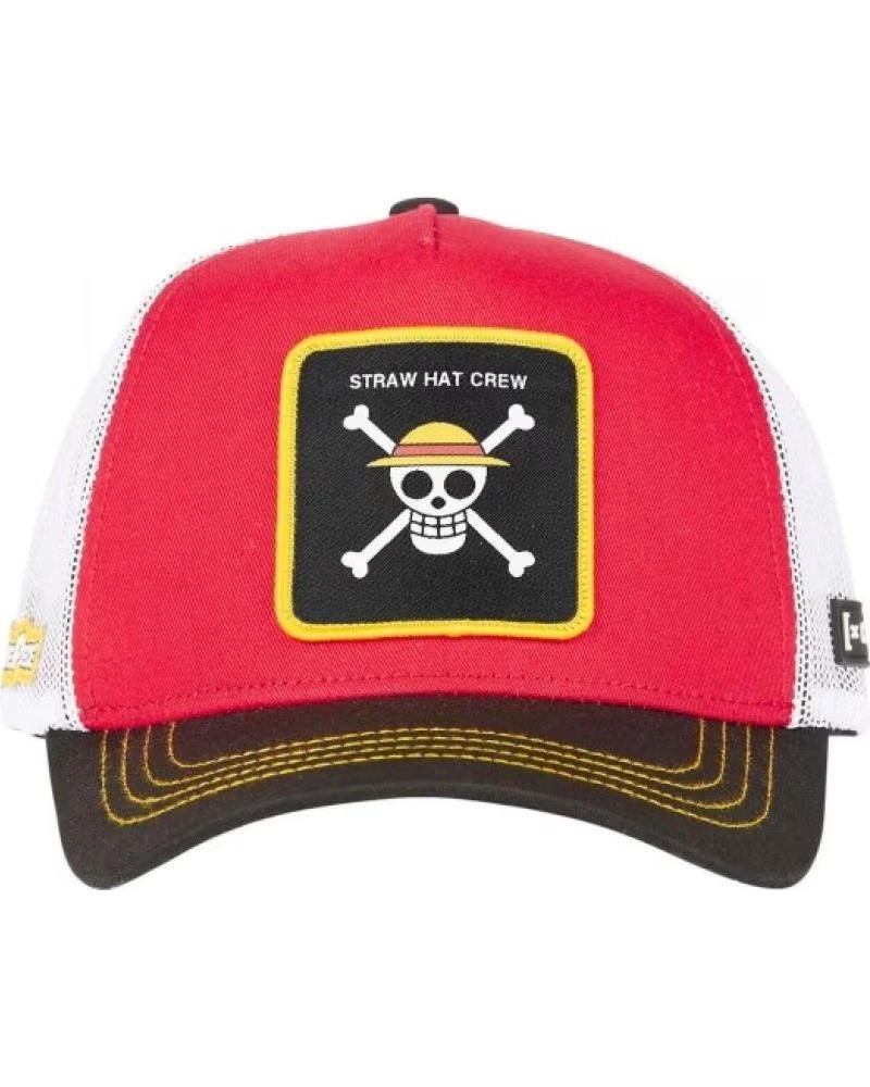 Gorra Capslab One Piece Skull Trucker Ref 1177352 Roja Rojo