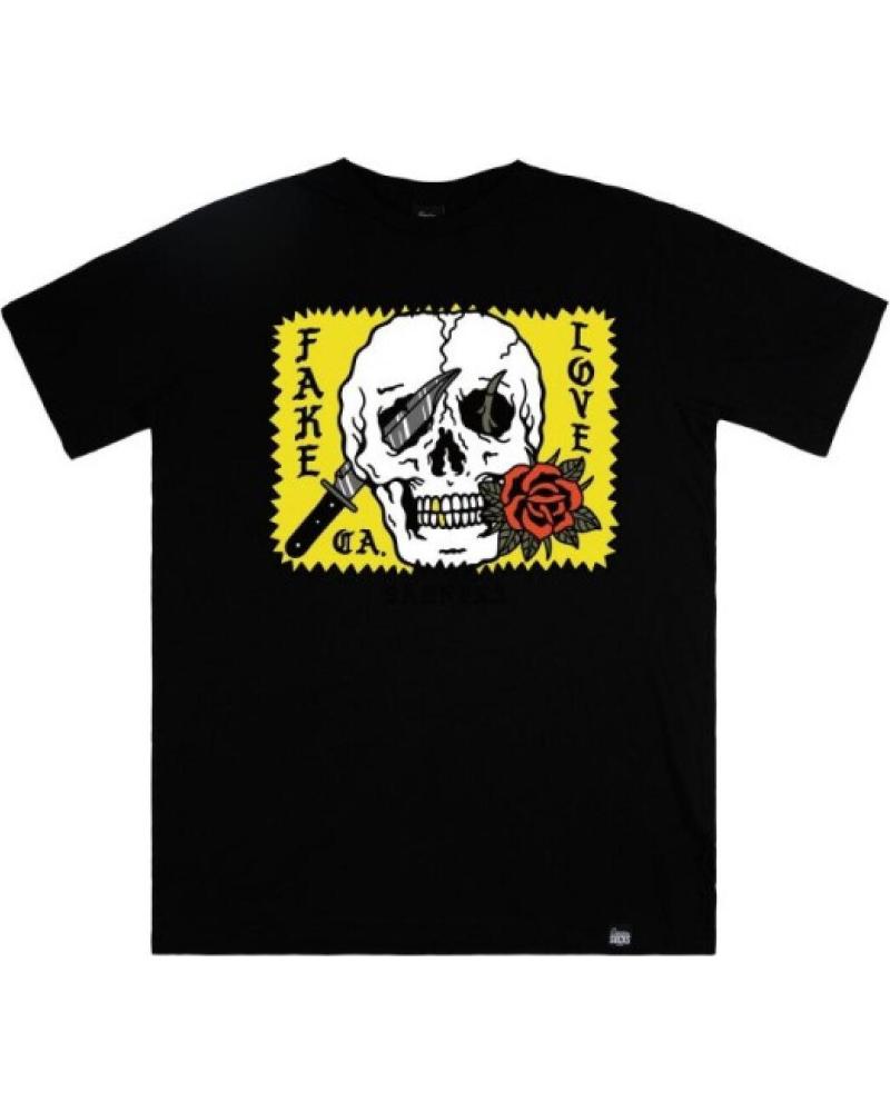 AMERICAN SOCKS CAMISETA FAKE LOVE TEE NEGRA 1177499 NEGRO