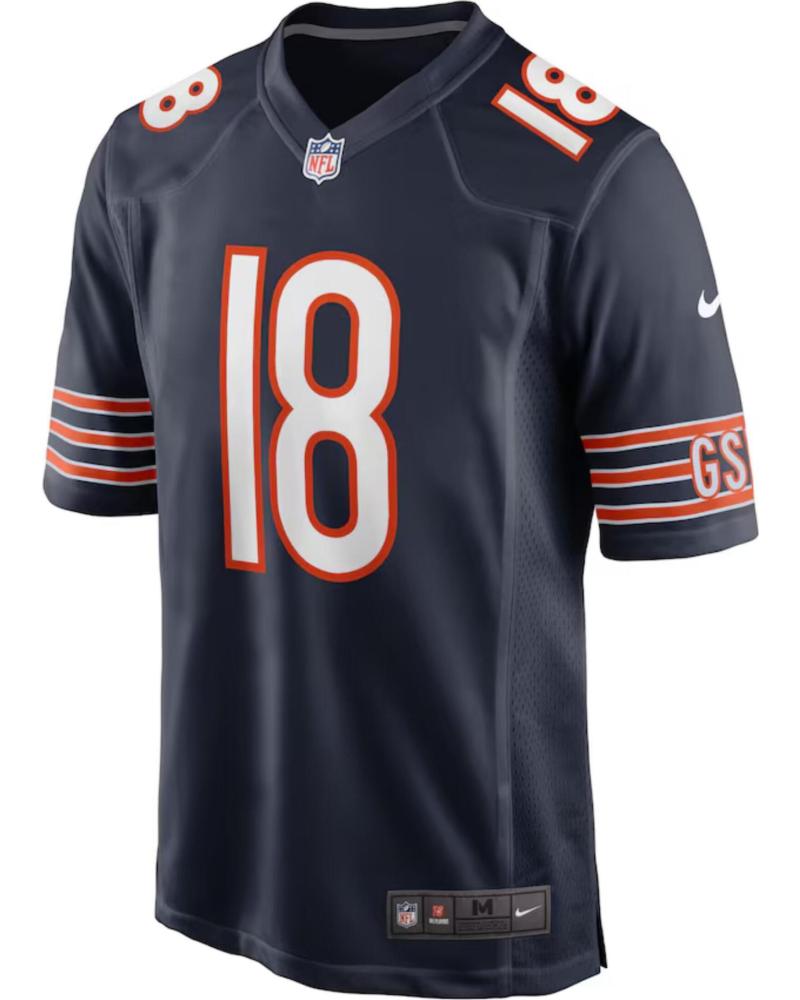 NIKE CAMISETA NFL CHICAGO BEARS CALEB WILLIAMS 18 AZUL